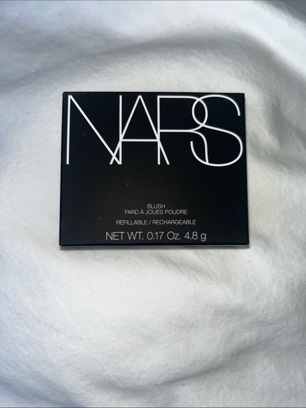 NARS Black Refillable Blush Compact Deep Throat never opened
